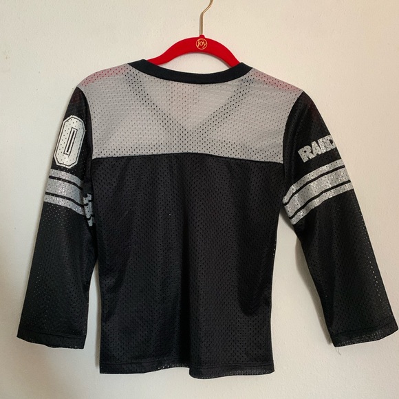 Juniors Raiders mid sleeve jersey top - Picture 7 of 7